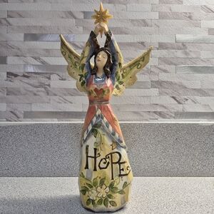 Holiday Angel Decor with Hope Message